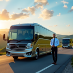 Voyagez sereinement avec la location de bus et de minibus avec chauffeur