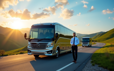 Voyagez sereinement avec la location de bus et de minibus avec chauffeur